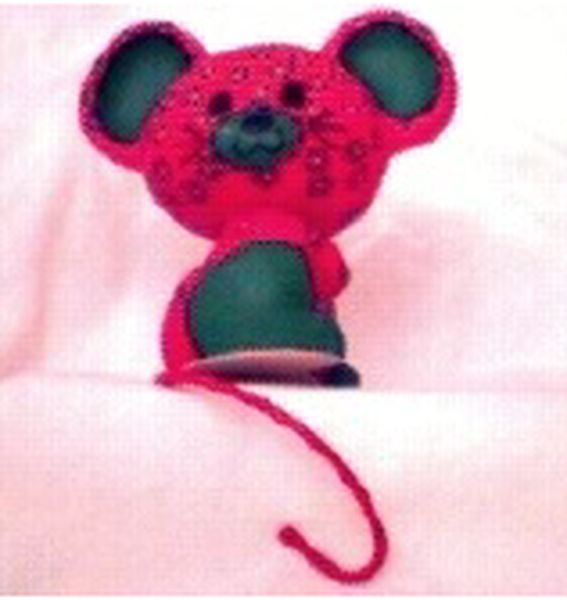 Calico Mouse Stocking Hanger
