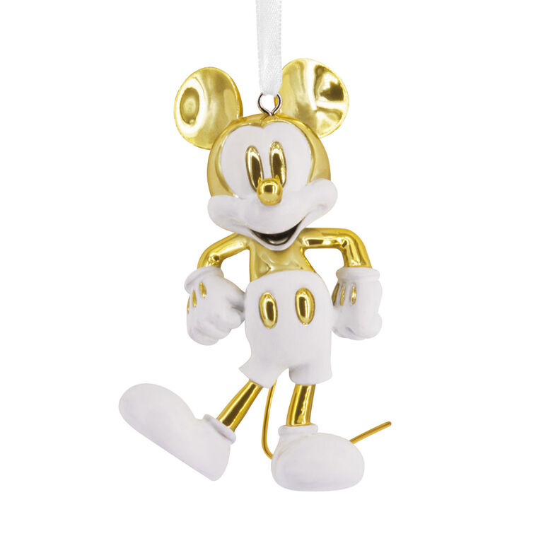 White and Gold Mickey Mouse
