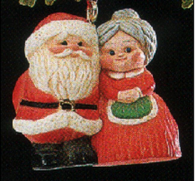 Santa with Package Behind Back