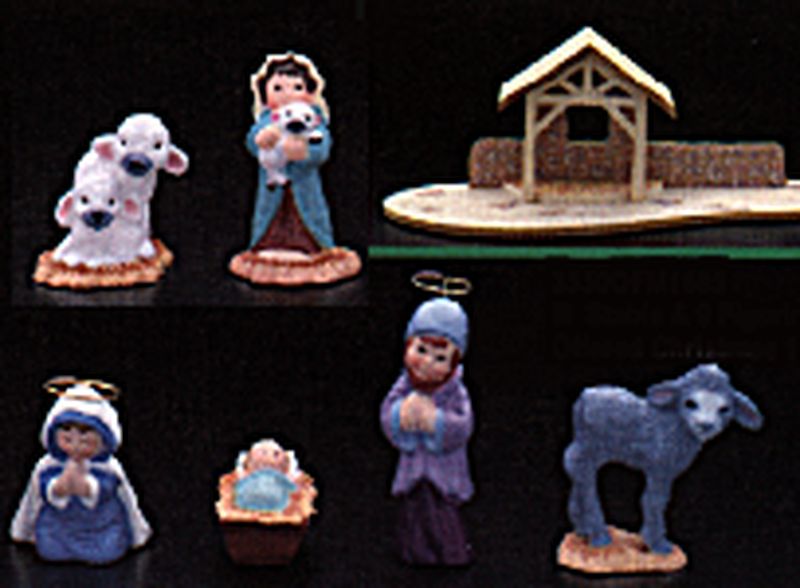 Stable & 9 Figurines