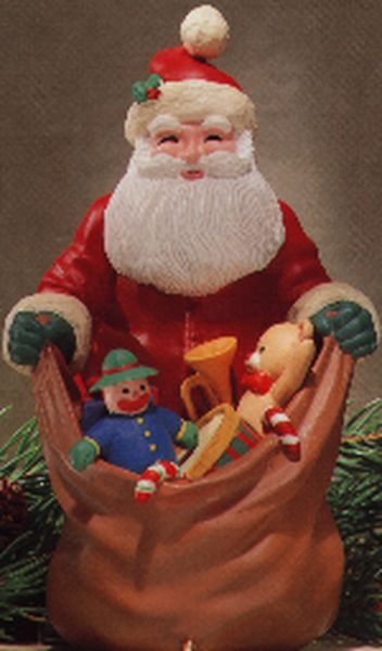 Santa with Bag - Stocking Hanger