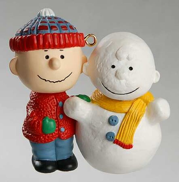 Charlie Brown and Snow Man