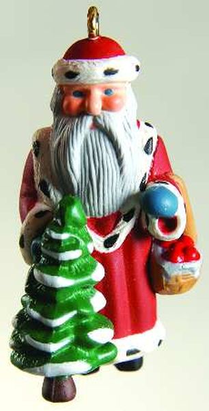 Santa With Tree