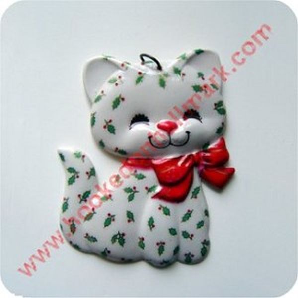 Christmas Kitten Test Ornament