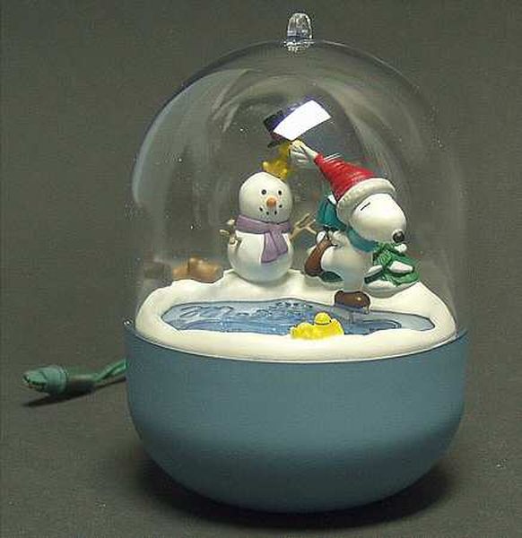 Snoopy Ice Skating