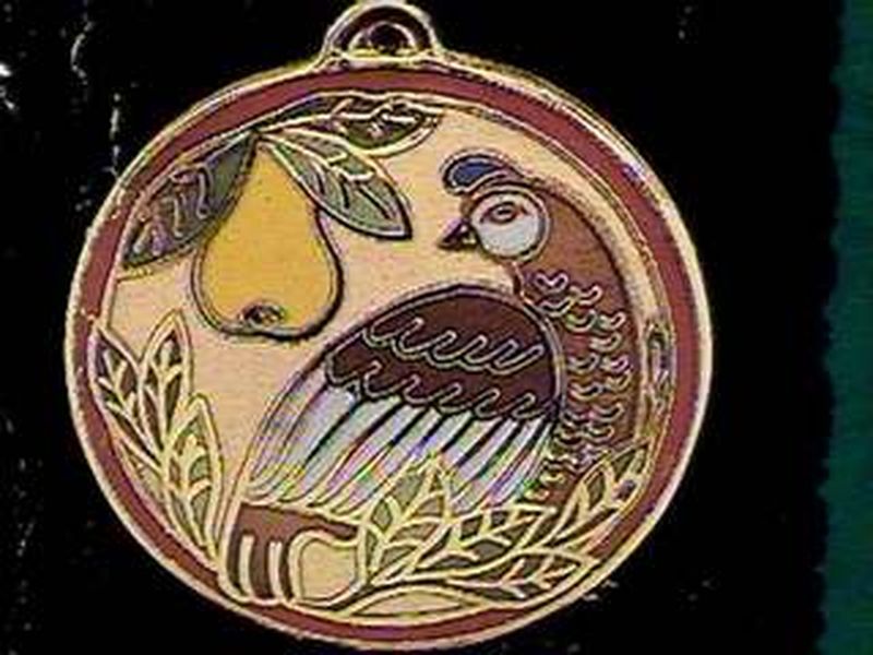 Cloisonne Partridge
