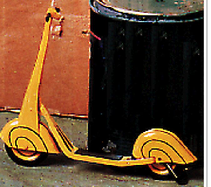 1937 Steelcraft Streamline Scooter by Murray