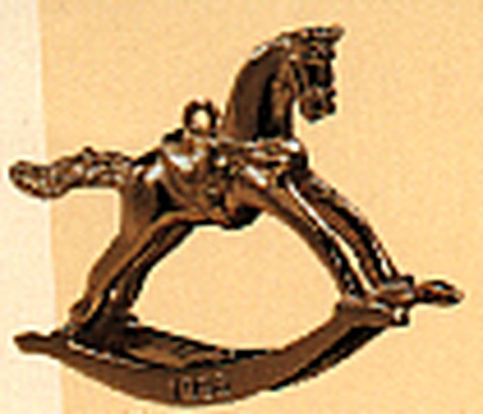 24-Karat Gold Plated Rocking Horse