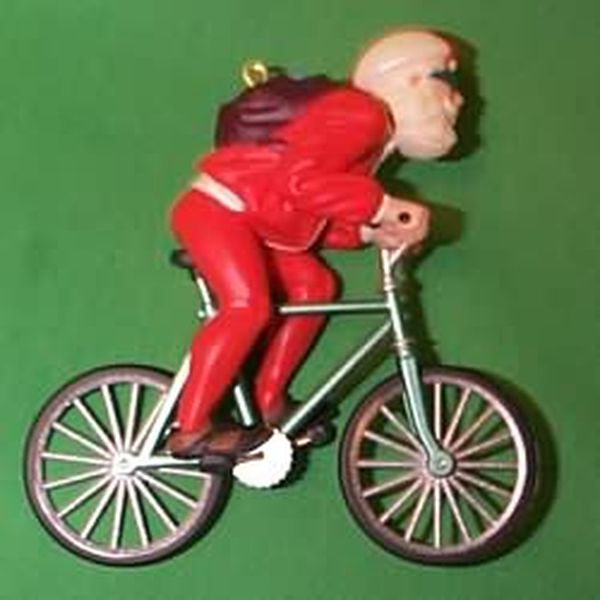 Cycling Santa