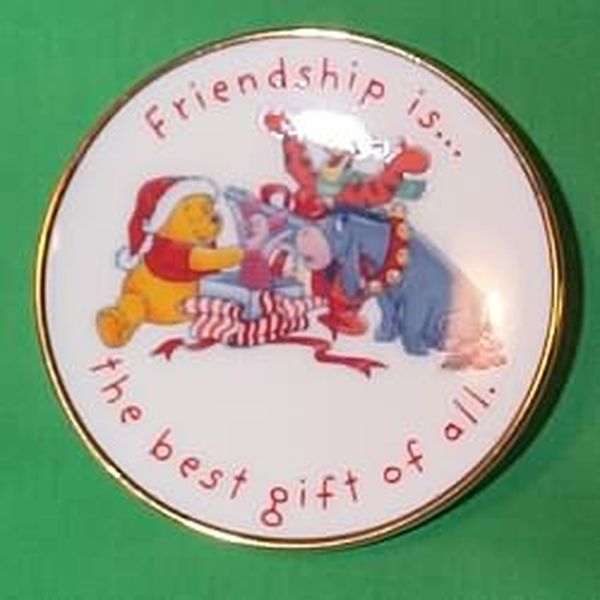Gift of Friendship - Winnie the Pooh Plate