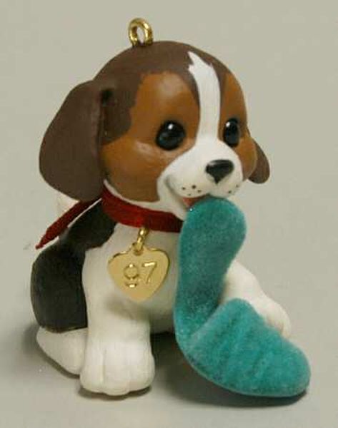 Brown and White Spotted Puppy