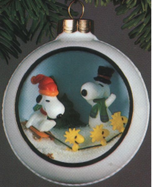 Snoopy Sledding