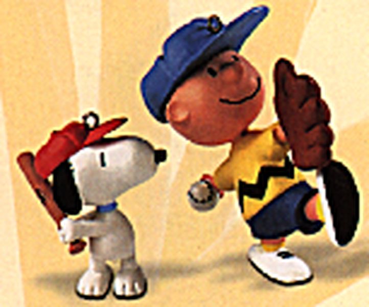 Batter Up! Charlie Brown and Snoopy