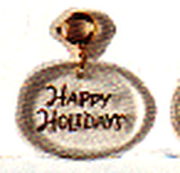Ornament Charm - Happy Holidays