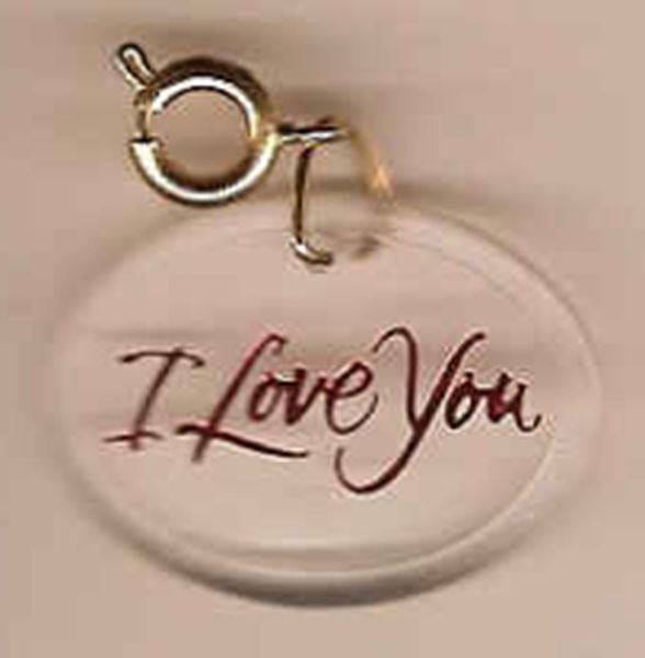 Ornament Charm - I Love You