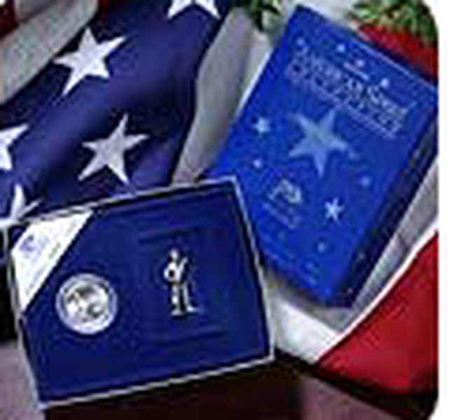 Massachusetts Coin and Figurine Set