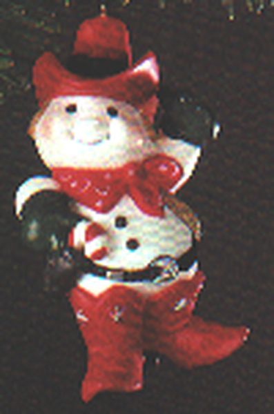 Cowboy Snowman