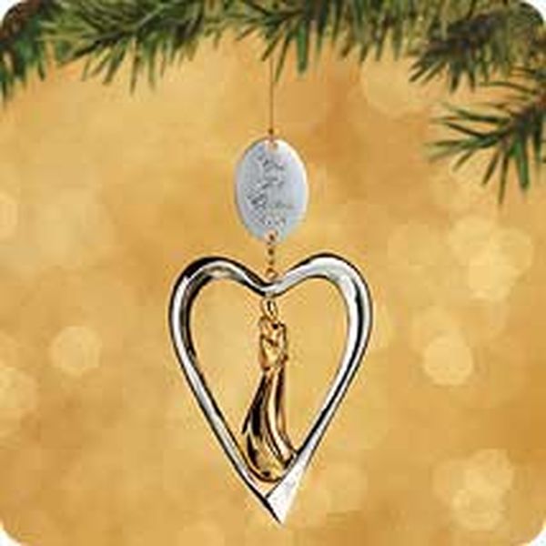 Our First Christmas (Silver Heart)