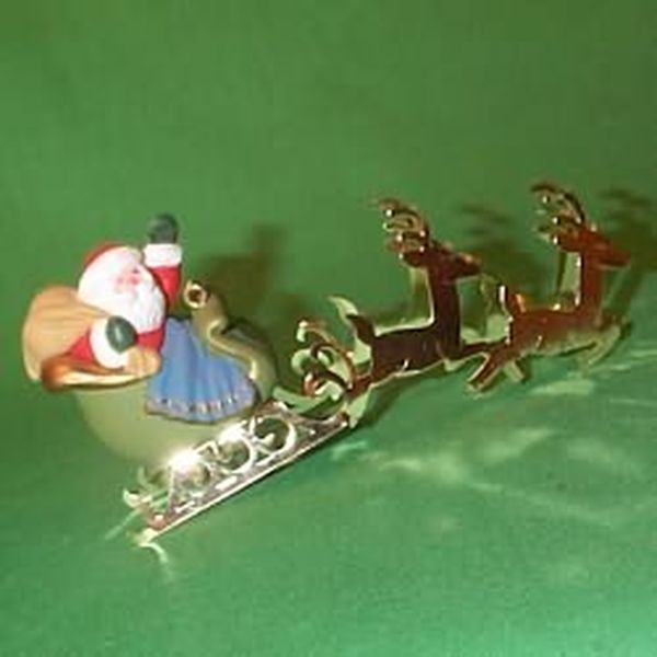 Santa And Reindeer