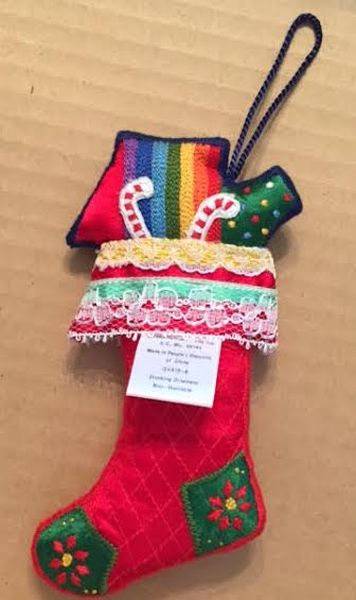 Embroidered Stocking