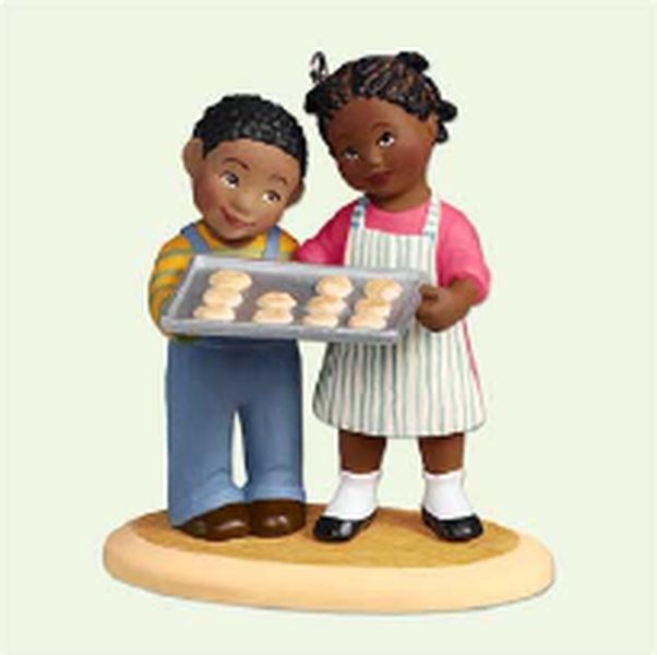 Little Helpers Baking Cookies