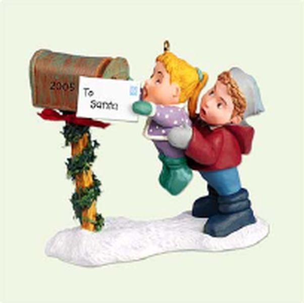 Little Helpers Mailing a Letter to Santa