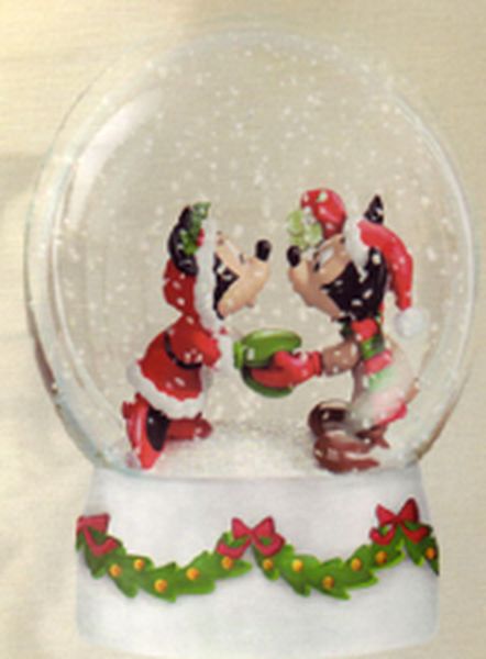 Mistletoe Time Snow Globe