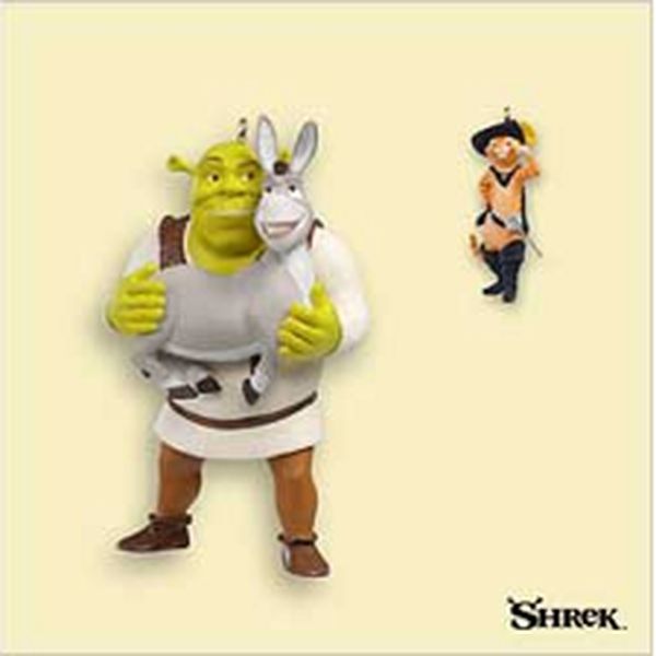 Shrek, Donkey, and Puss In Boots