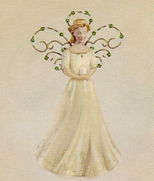 Yuletide Harmony Angel Tree Topper Keepsake Decor