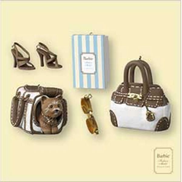 Fashion Pup Barbie Ornament Set