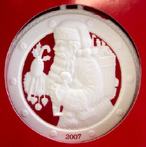 St. Nick Porcelain Dated Ornament