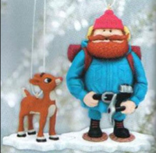 Yukon Cornelius and Rudolph
