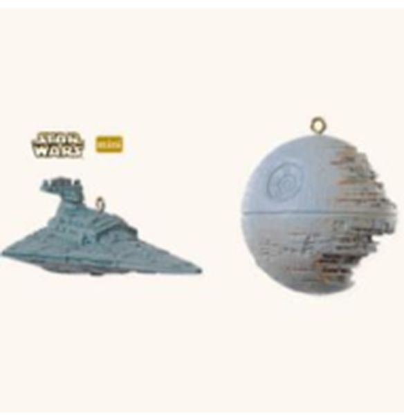 Death Star and Star Destroyer
