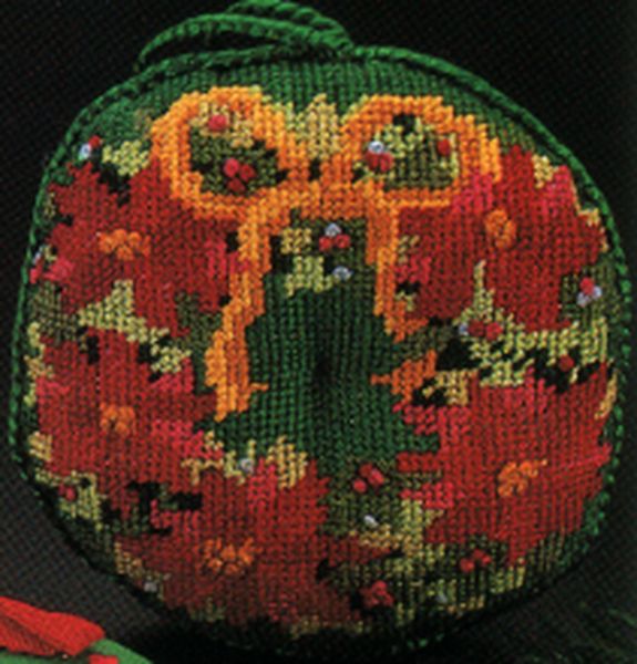 Needlepoint Wreath