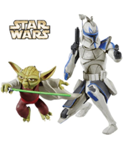 Master Yoda and Captain Rex
