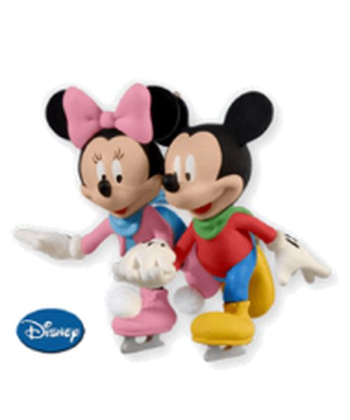 Skating Side by Side - Mickey & Minnie