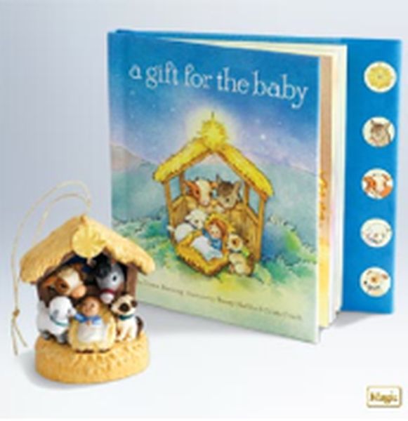 A Gift for the Baby Interactive Ornament and Book Set