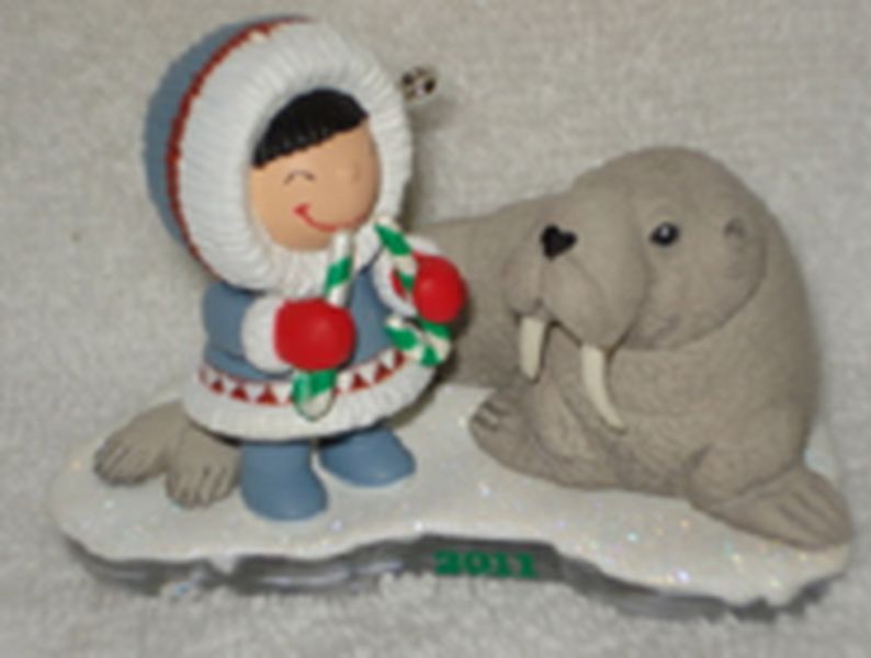 Candy Cane Walrus Tusks Repaint