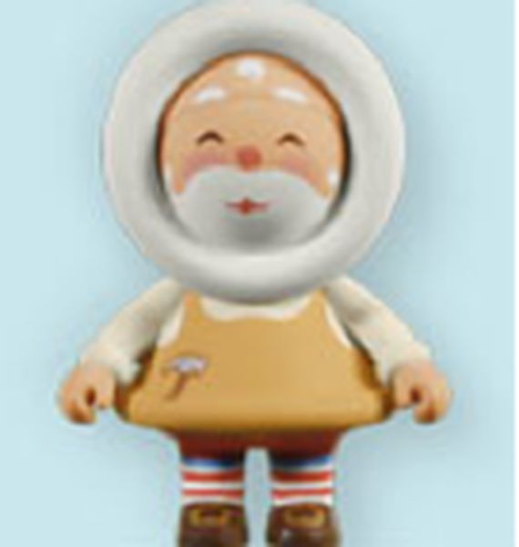 Mystery Ornament Frosty Toymaker Santa