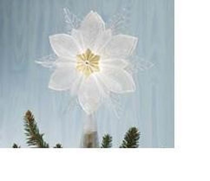 Glowing Snowflake Tree Topper