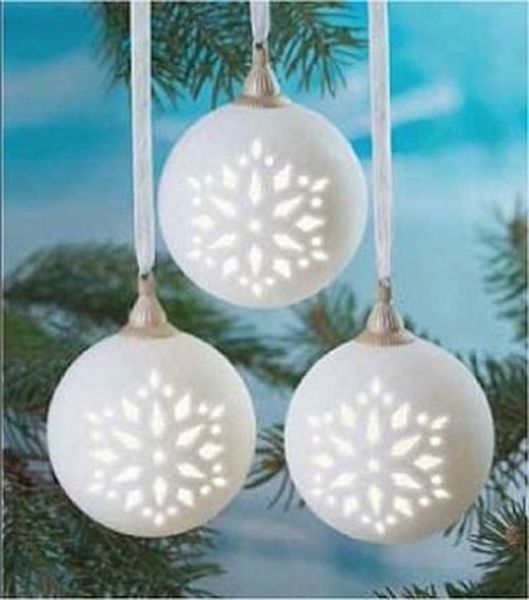 Pierced Ball Ornament Set