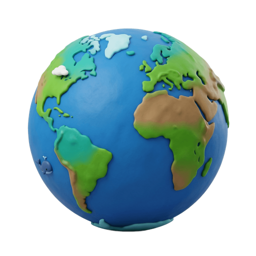 Illustration of 世界, world