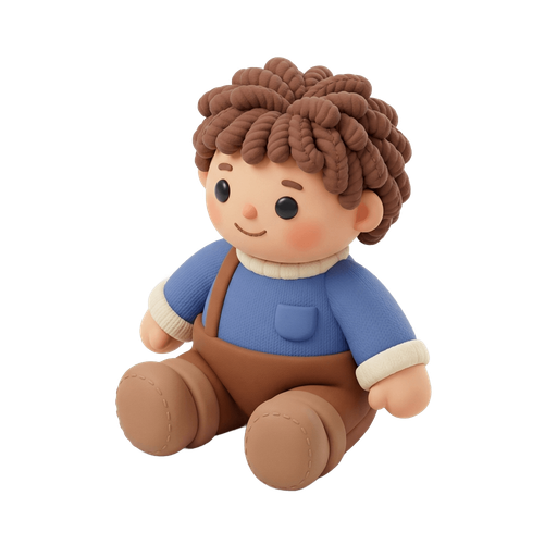 Illustration of 公仔, (noun) toy