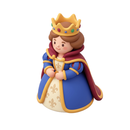 Illustration of 后, empress
