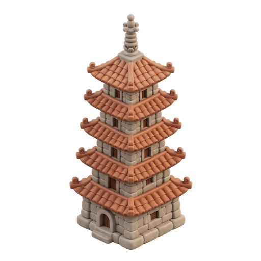 Illustration of 塔, pagoda
