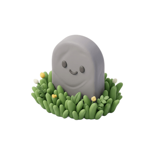 Illustration of 墓, grave
