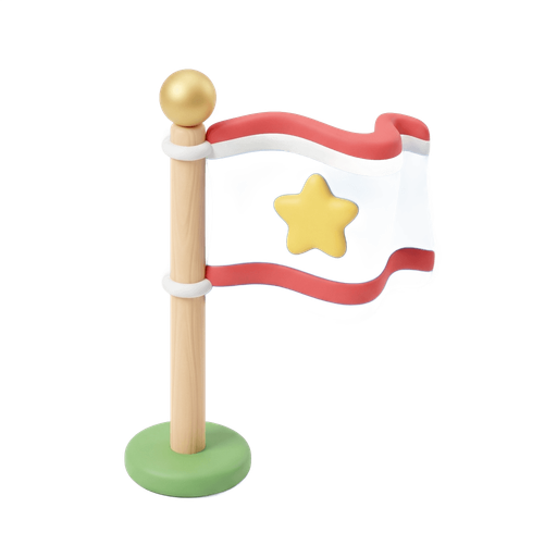 Illustration of 旗, banner