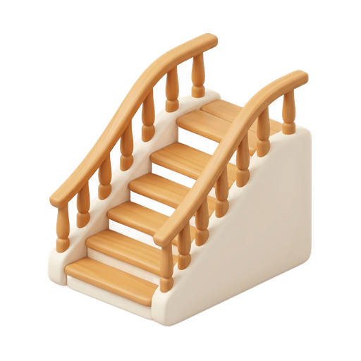 Illustration of 樓梯, stair