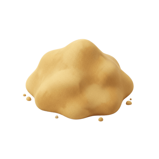 Illustration of 沙, granule