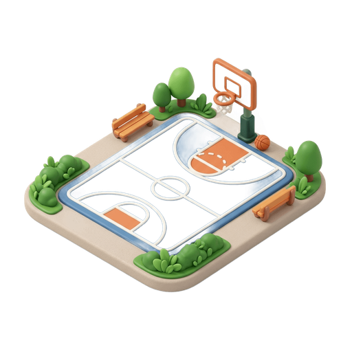Illustration of 球場, ball court (of any ball sports)